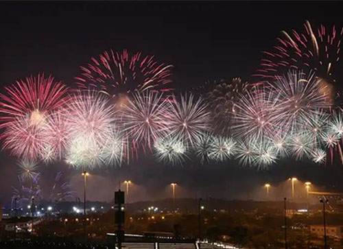 宿松县焰火晚会